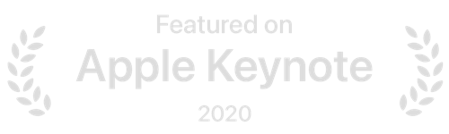 Featured on Apple Keynote 2020